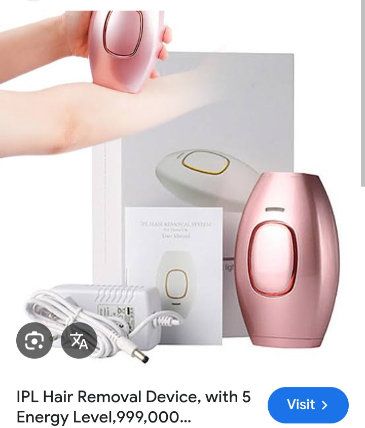 At-Home IPL Laser Hair Removal Handset - Permanent & Painless